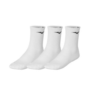 Mizuno Κάλτσες Training 3 ζεύγη (Λευκό)-32GX250501