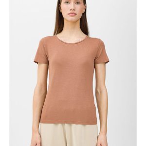 4F Γυναικείο T-shirt Καφέ