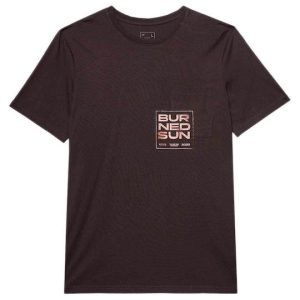 4F Ανδρικό T-shirt Κοντομάνικο Μαύρο