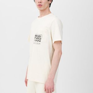 4F Ανδρικό T-shirt Κοντομάνικο Μπεζ