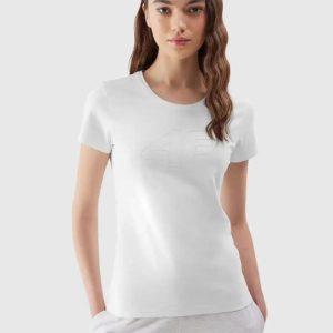 4F Γυναικείο T-shirt Λευκό