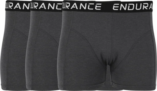 ENDURANCE Ανδρικά Μποξεράκια 3Τμχ E1008-1011 ΓΚΡΙ