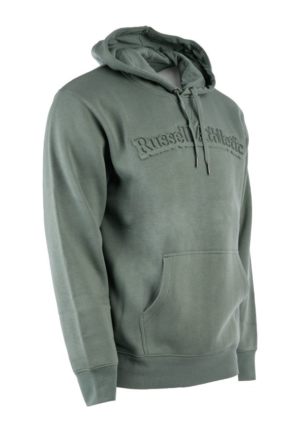 Russell Athletic Sporting Goods Ανδρική Φούτερ Ζακέτα με Κουκούλα και Τσέπες ΧΑΚΙ - Image 4