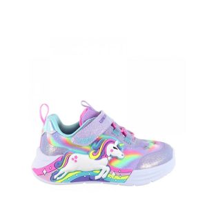 Skechers Παιδικά Sneakers με Φωτάκια Μωβ