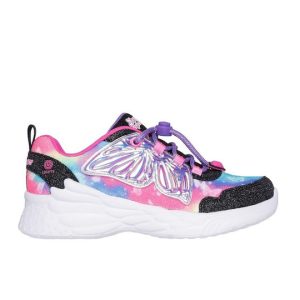 Skechers Παιδικά Sneakers με Φωτάκια Μαύρα