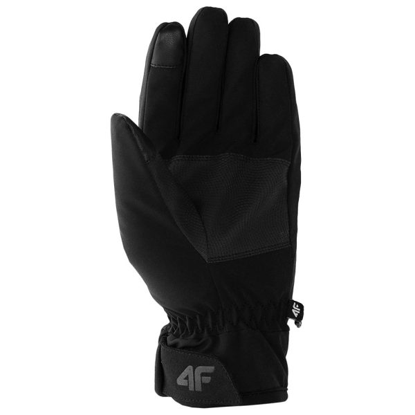 4F Gloves Cas Deep Black 4FWAW24AGLOU087-20S - Image 2
