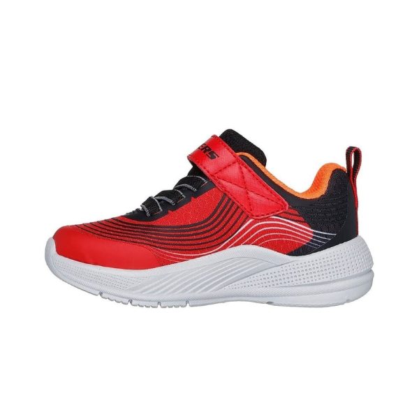 Skechers Αθλητικά Παιδικά Παπούτσια Running Microspec Advance Κόκκινα 403926L-RDBK - Image 3