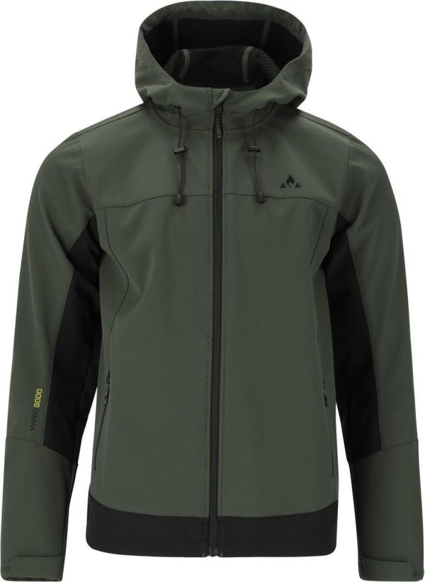 Whistler Ανδρικό Χειμωνιάτικο Μπουφάν Softshell Αδιάβροχο και Αντιανεμικό Λαδί