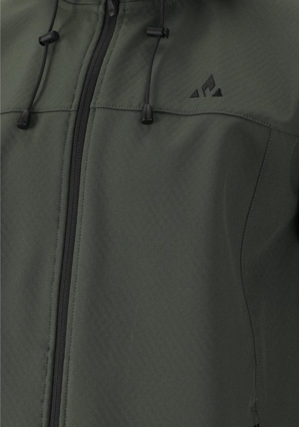 Whistler Ανδρικό Χειμωνιάτικο Μπουφάν Softshell Αδιάβροχο και Αντιανεμικό Λαδί - Image 3