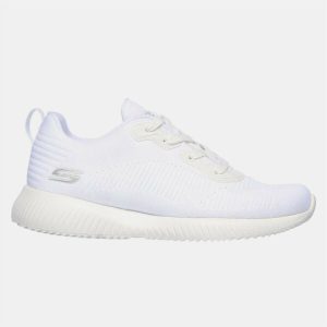 Skechers Bobs Sport Tough Talk Γυναικεία Αθλητικά Παπούτσια Running Λευκά