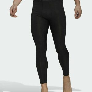 Adidas Techfit Aeroready Ανδρικό Αθλητικό Κολάν Compression Μακρύ Μαύρο