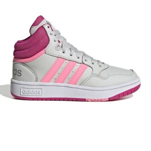 Adidas Παιδικά Sneakers High Hoops 3.0 για Κορίτσι Λευκά