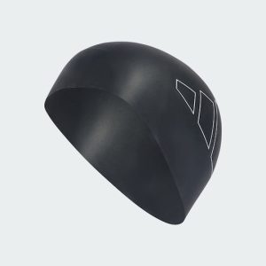 Adidas Logo Swim Cap Σκουφάκι Κολύμβησης Μαύρο