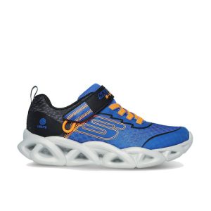 Skechers Αθλητικα Παιδικα Παπουτσια Με Φωτακια 401625-BLBK - ΜΠΛΕ