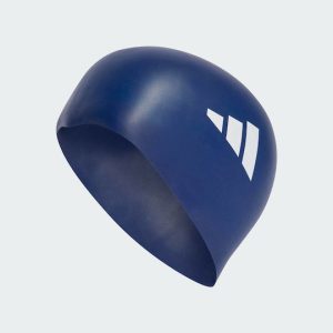 Adidas 3-stripes Swim Cap Σκουφάκι Κολύμβησης Ενηλίκων από Σιλικόνη Μπλε