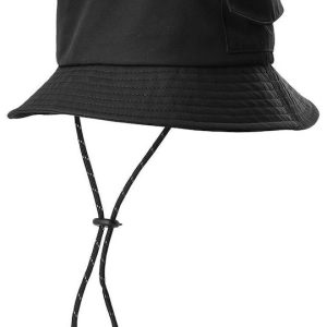4F Παιδικό Καπέλο Bucket Υφασμάτινο-BLACK