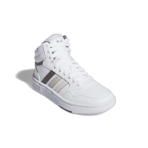 Adidas Αθλητικά Παιδικά Παπούτσια Μπάσκετ Originals Hoops 3.0 Mid Λευκά