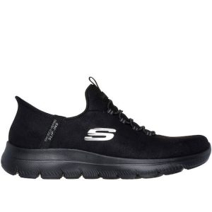Skechers Γυναικεία Slip-On Μαύρα