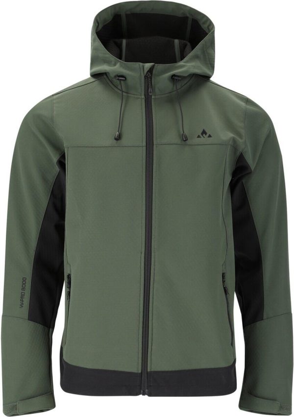 Whistler Ανδρικό Χειμωνιάτικο Μπουφάν Softshell Αδιάβροχο και Αντιανεμικό Λαδί - Image 4