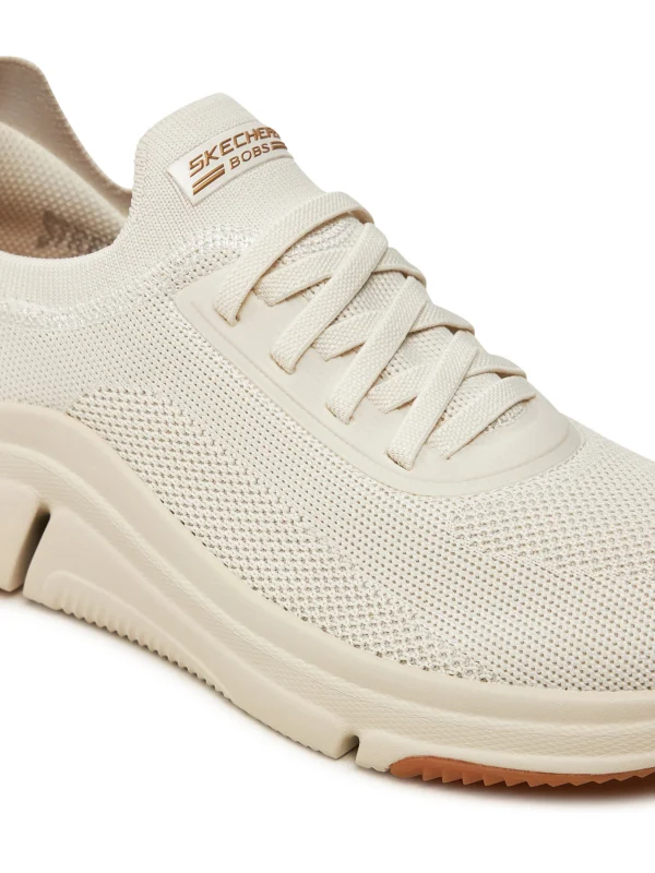 Skechers Bobs Γυναικεία Αθλητικά Παπούτσια ΛΕΥΚΑ - Image 4
