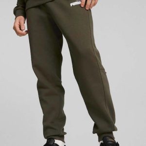Puma Παντελόνι Φόρμας με Λάστιχο Χακί
