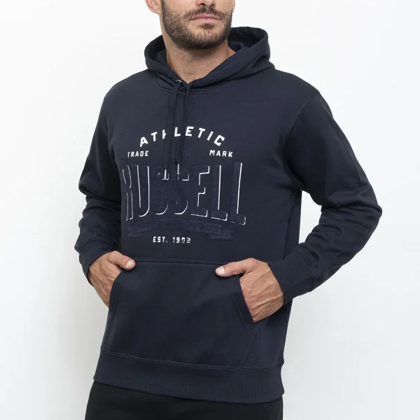 Russell Athletic Φούτερ με Κουκούλα Μπλε - Image 3