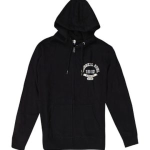 Russell Athletic Παιδική Ζακέτα Φούτερ Βαμβακερή με Κουκούλα Μαύρη