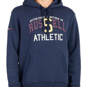 Russell Athletic Φούτερ με Κουκούλα Navy Μπλε