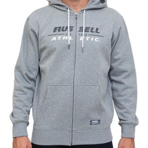 Russell Athletic Φούτερ με Κουκούλα Γκρι