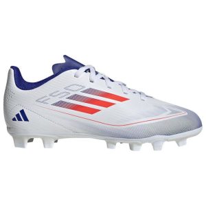 Adidas Παιδικά Ποδοσφαιρικά Παπούτσια F50 Club Fxg J με Τάπες Λευκά