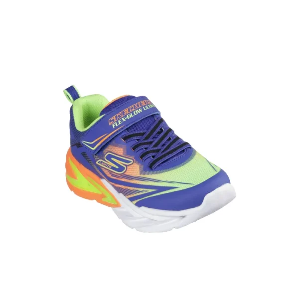 Skechers Παιδικά Sneakers με Φωτάκια Blue/Orange/Yellow/Light Green - Image 4