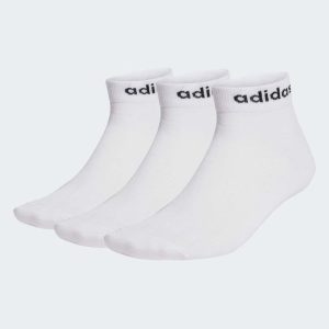 Adidas Αθλητικά Παιδικά Σοσόνια Λευκά 3 Ζευγάρια