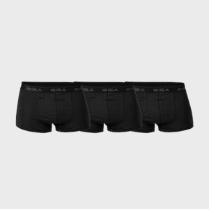 GSA Ανδρικά Μποξεράκια Μαύρα 3Pack 171204