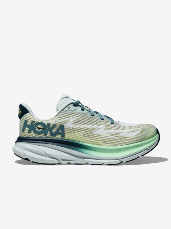 Hoka Clifton 9 Αθλητικά Παιδικά Παπούτσια Running με Κορδόνια ΠΕΤΡΟΛ