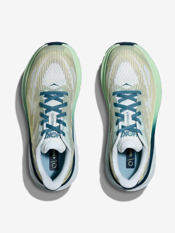 Hoka Clifton 9 Αθλητικά Παιδικά Παπούτσια Running με Κορδόνια ΠΕΤΡΟΛ - Image 4