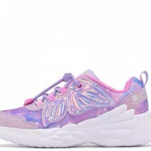 Skechers Παιδικά Sneakers με Φωτάκια Λιλά