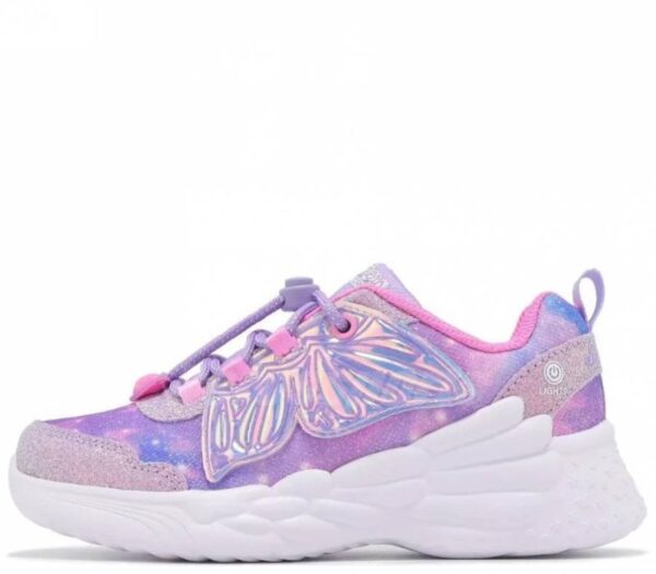 Skechers Παιδικά Sneakers με Φωτάκια Λιλά