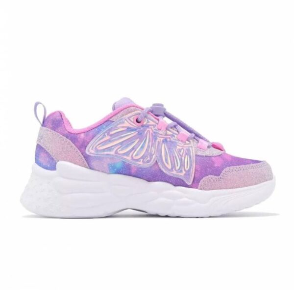 Skechers Παιδικά Sneakers με Φωτάκια Λιλά - Image 3