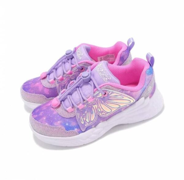 Skechers Παιδικά Sneakers με Φωτάκια Λιλά - Image 4