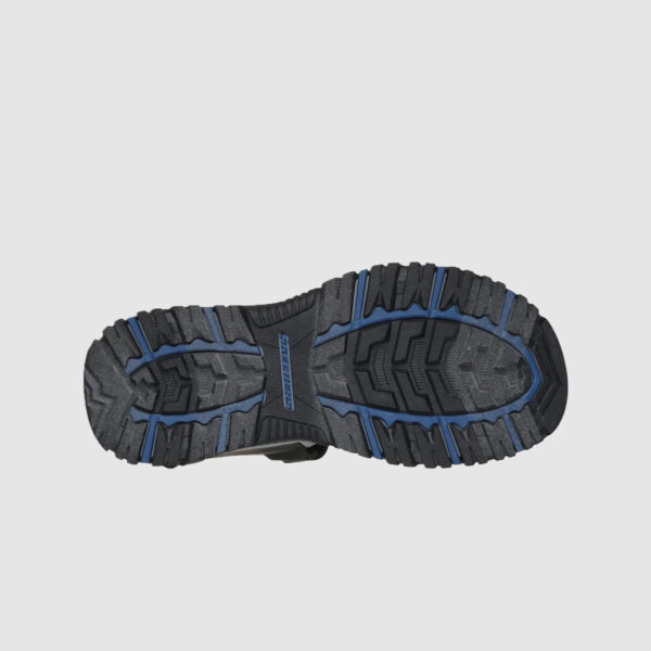 Skechers Rigdon All Day Relaxed Fit Vegan Ανδρικο Σανδαλι Μαυρο - Γκρι - Image 2