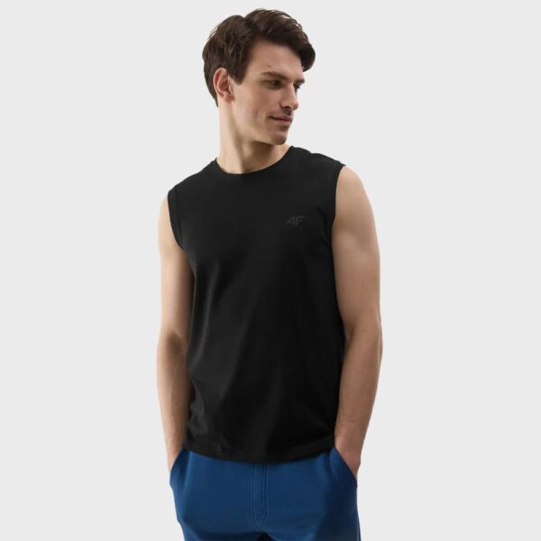 4F Ανδρικό Αμάνικο Tank Top 4FWMM00TSLEM125-20S ΜΑΥΡΟ