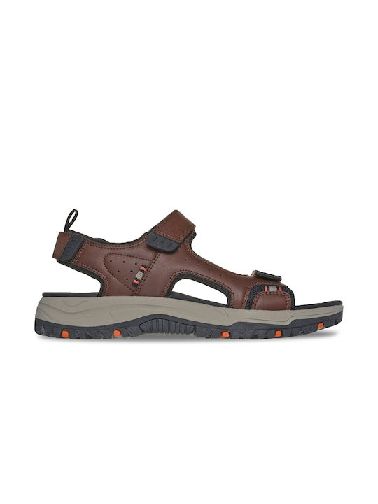 SKECHERS ανδρικά σανδάλια Prewitt Rigdon καφέ