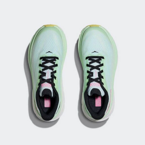 Hoka Clifton 9 Αθλητικά Παιδικά Παπούτσια Running με Κορδόνια Πράσινα - Image 4
