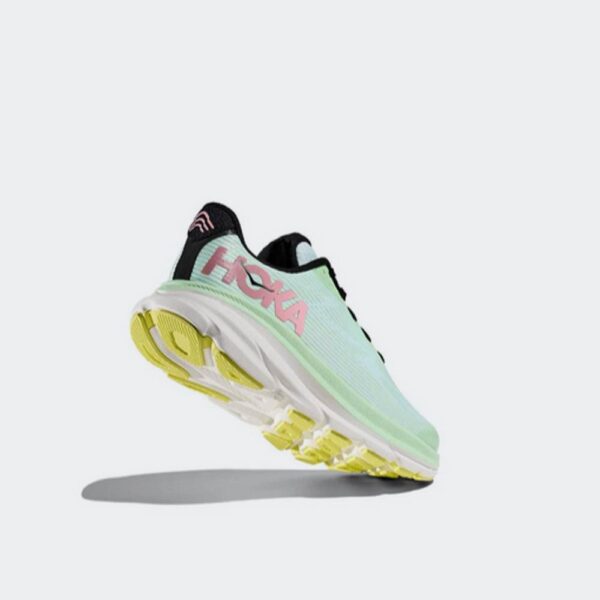 Hoka Clifton 9 Αθλητικά Παιδικά Παπούτσια Running με Κορδόνια Πράσινα - Image 2