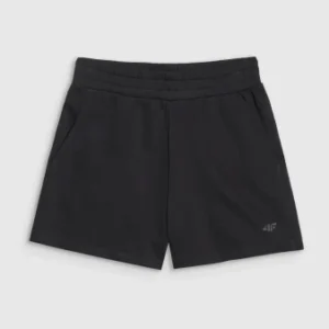 Women's sweat shorts - black