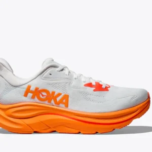 HOKA Clifton 10 Men's Shoes Frost/Orange Zest