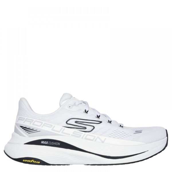 Skechers Αθλητικά Παπούτσια Running Max Cushioning Propulsion 220509-WBK Λευκά