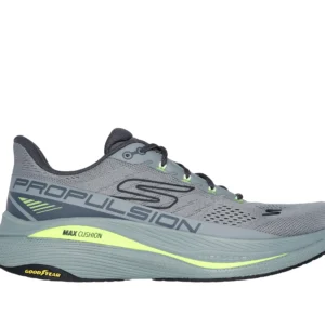 Skechers Max Cushioning Propulsion Ανδρικά Αθλητικά Παπούτσια Running Γκρι