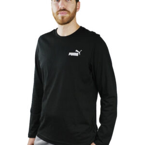 Puma Essentials Ανδρική Μπλούζα Μακρυμάνικη Μαύρη