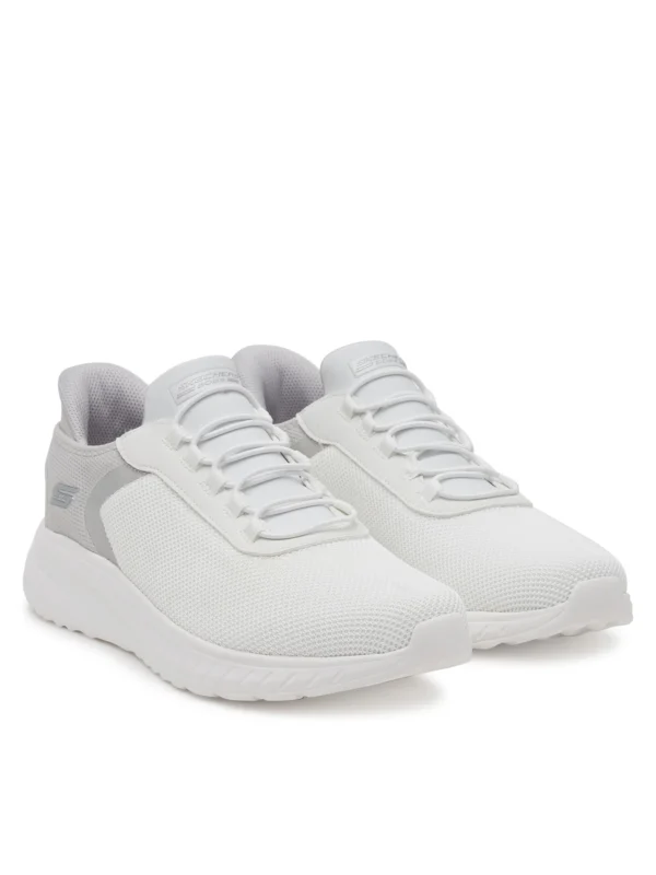 Skechers Bobs Squad Chaos Ανδρικά Sneakers Λευκά - Image 4
